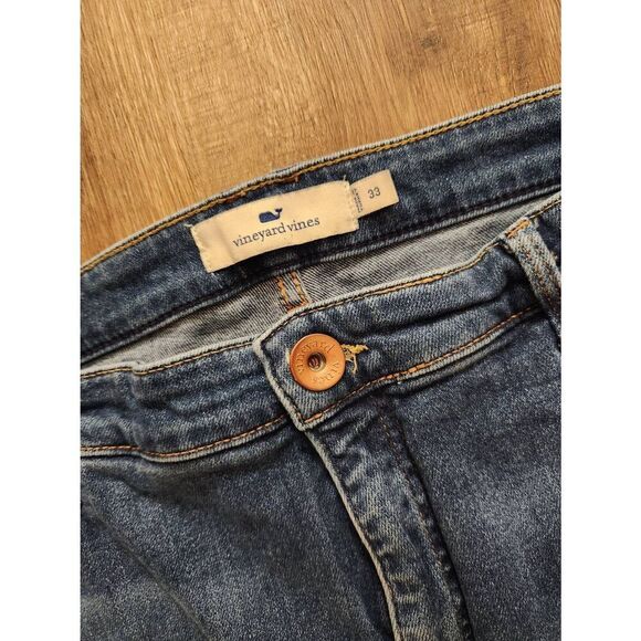 Vineyard Vines High-Rise Skinny denim jeans women's 33x27 med wash whale - Picture 2 of 9